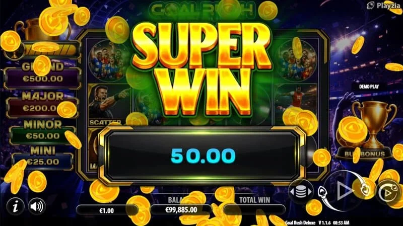 Goal Rush Deluxe – lõplik supervõit koos Grand Jackpotiga